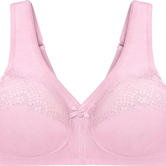 **Glamorise** Full Figure Magic Lift Moisture Control Wirefree Bra NWOT 46H 1064 - Picture 4 of 9